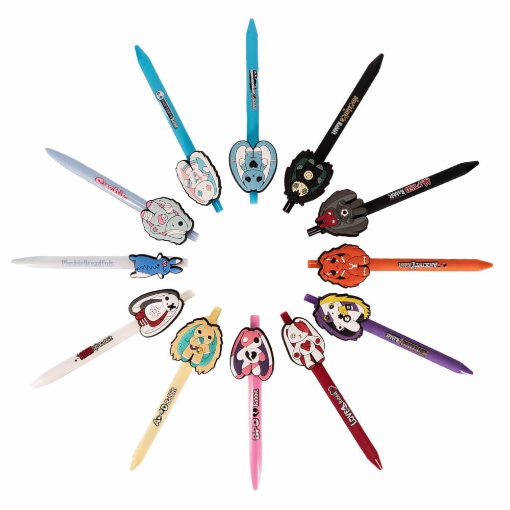 Plushie Dreadfuls Character Pens - Cute Kawaii Stuffed Animal Writing Pens for Kids & Adults - Perfect for School, Office, Journaling & Gift Giving