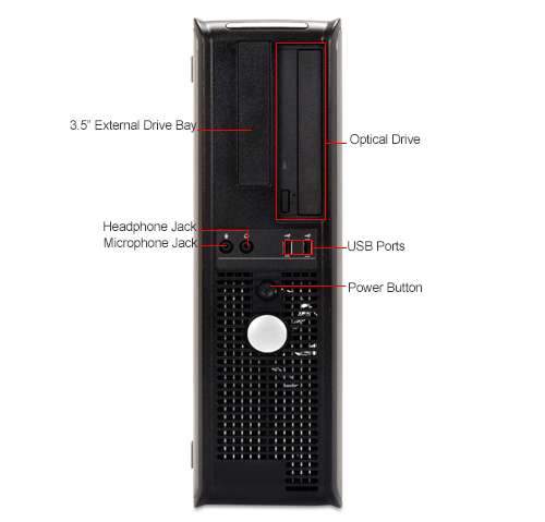 Refurbished Dell Optiplex 755 Business Desktop Computer - Intel Core 2 Duo 2.13GHz, 4GB RAM, 80GB HDD, Windows 10 Pro 32-bit (Keyboard & Mouse Included) - Ideal for Office Work, Home Computing & Light Gaming