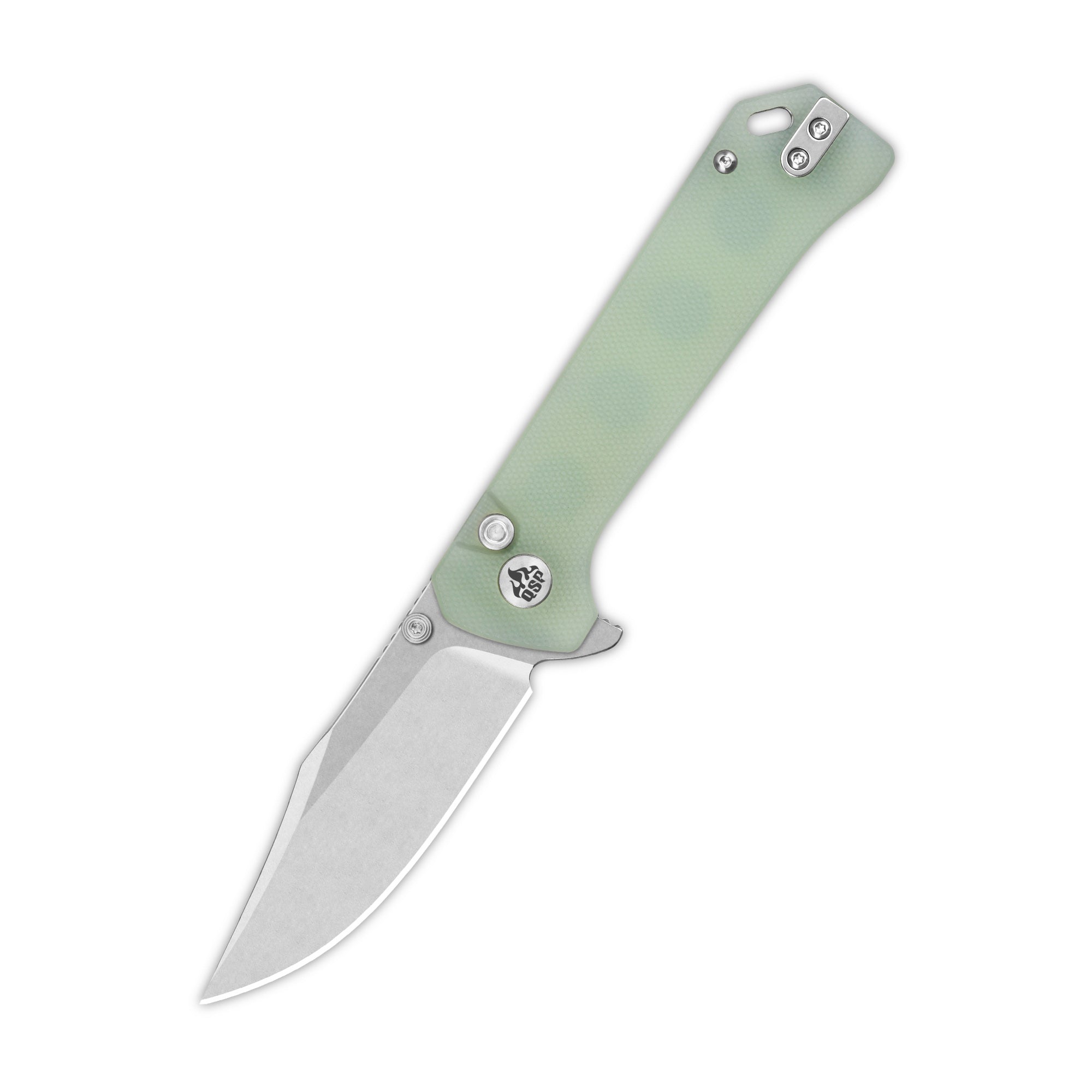 QSP Grebe Button Lock Pocket Knife - 3.5