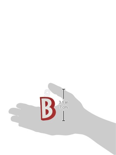 Pioneer Balloon Company Just Write Balloon Stickers with Hang Tab - Letter B Stickers for Party Decorations, DIY Crafts & Gift Wrapping