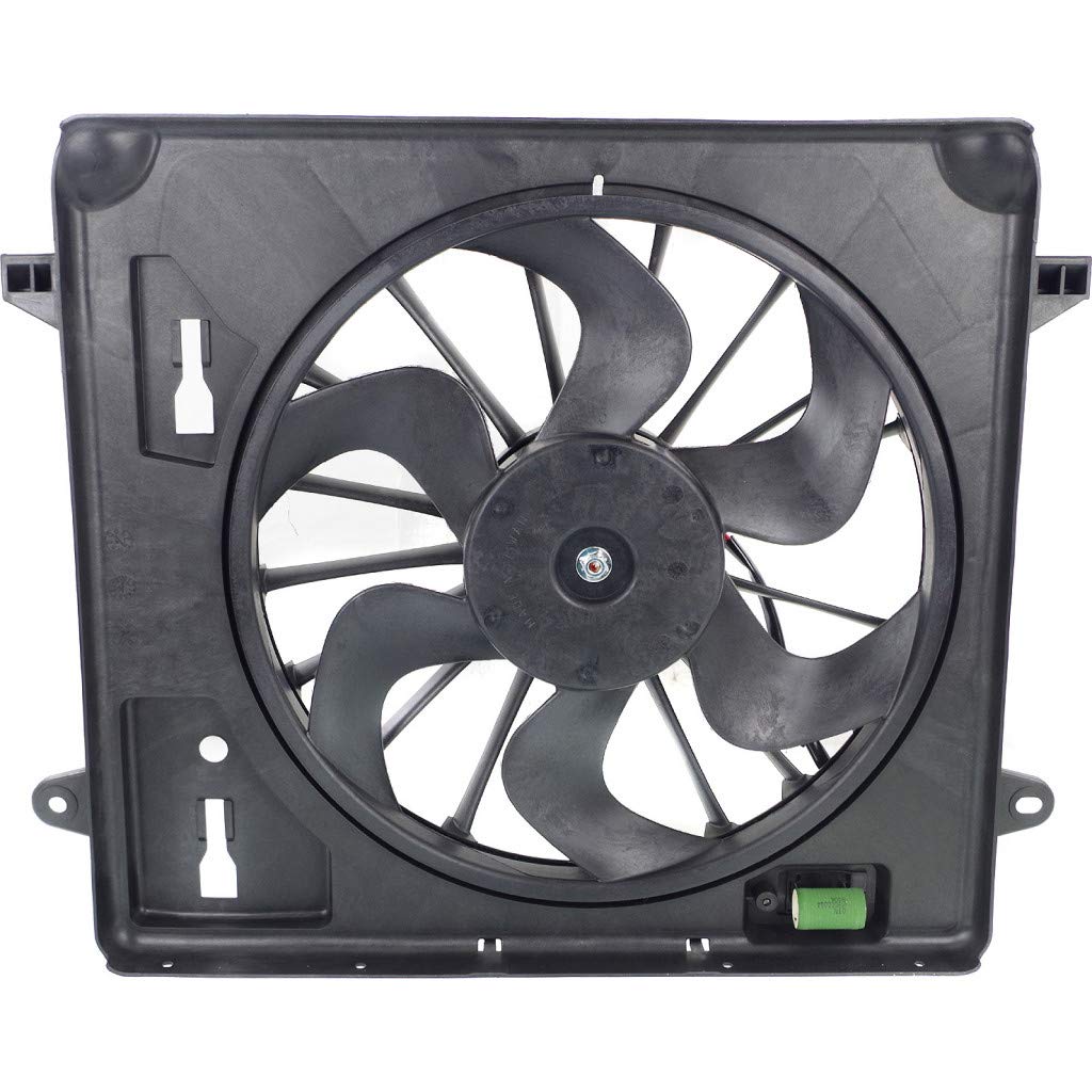 Jeep Wrangler JK Radiator Cooling Fan 2007-2011 Replacement Part | OEM CH3115167 & 68039594AA | Perfect for Off-Roading & Daily Commuting