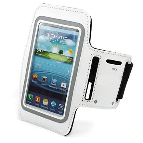 Reflective Running Armband - Adjustable Sports Strap for Alcatel Jitterbug Smart 2, Onyx, Pop 3, Pop Icon & POP ICON 2 - Perfect for Gym, Jogging & Outdoor Workouts