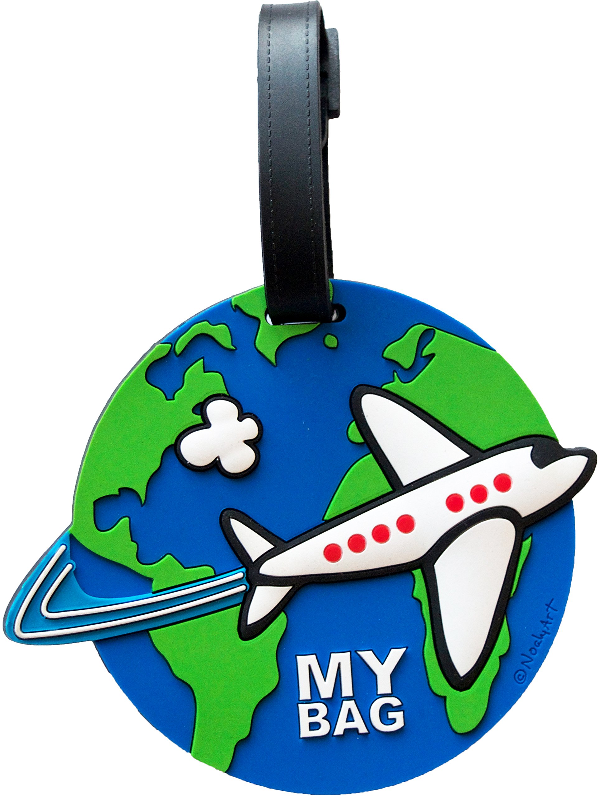 Fun & Unique 3D Large Reinforced Heavy Duty Luggage Tag - Durable Travel Bag ID for Suitcases, Backpacks & Carry-Ons (Perfect for Airports, Cruises & Business Trips)