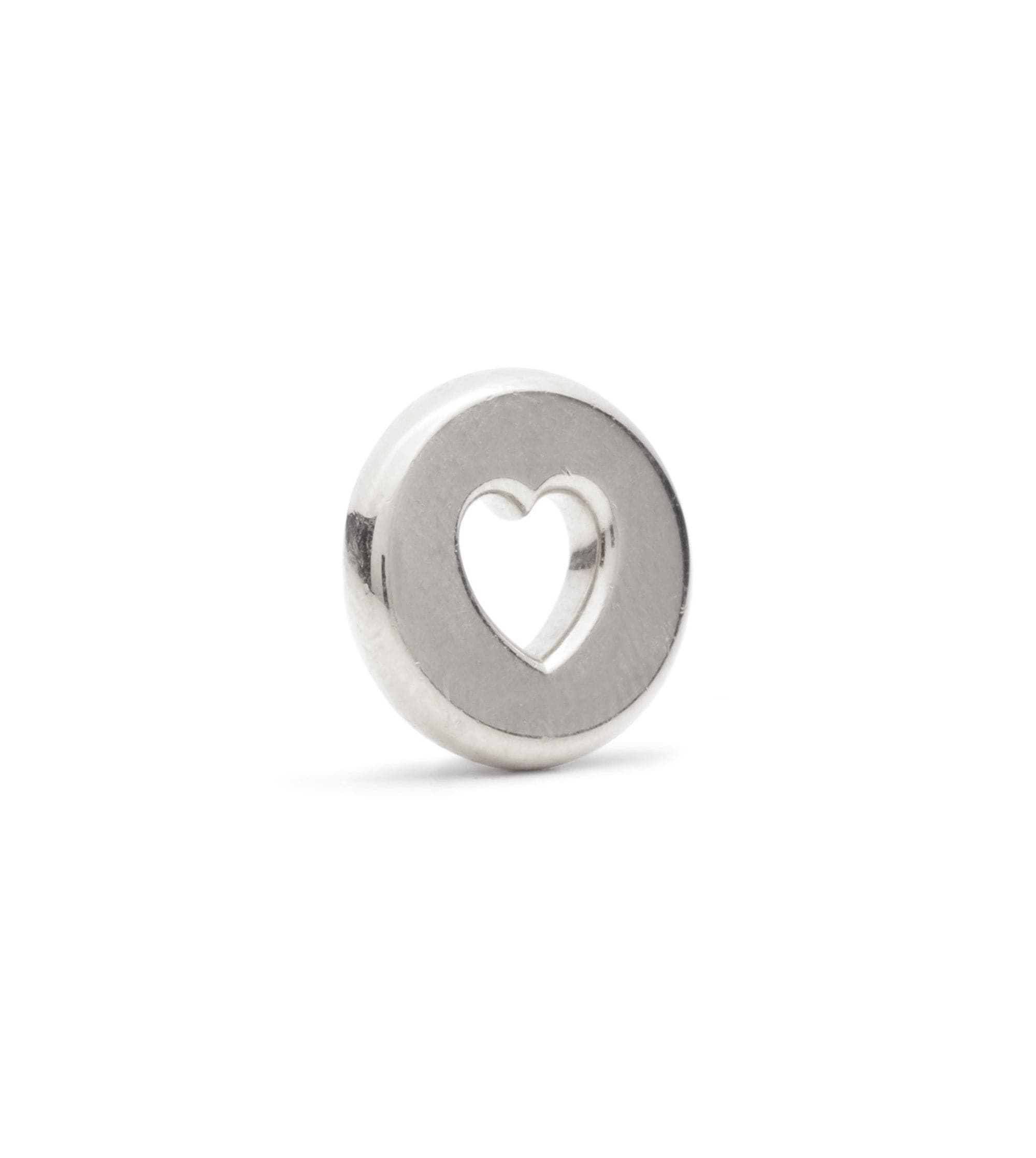 Large White Gold Heartbeat Necklace - Elegant Jewelry Gift for Women, Perfect for Anniversaries, Valentine's Day & Romantic Occasions