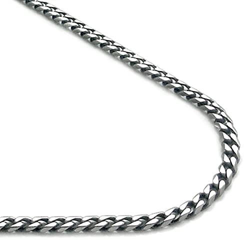 True Titanium 4MM Curb Chain Necklace for Men & Women - Durable Lightweight Titanium Jewelry for Everyday Wear, Gifts & Special Occasions