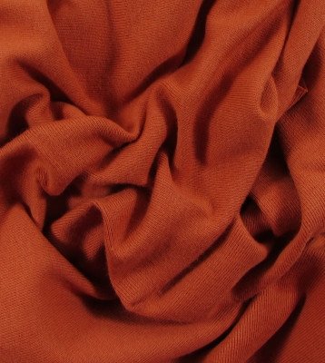 Organic Cotton 10 Ounce Baby Rib Knit Fabric - Soft & Breathable Material for Baby Clothes, Blankets & DIY Projects - Hot Sauce Color - Sold by The Yard - Perfect for Sewing, Quilting & Crafting