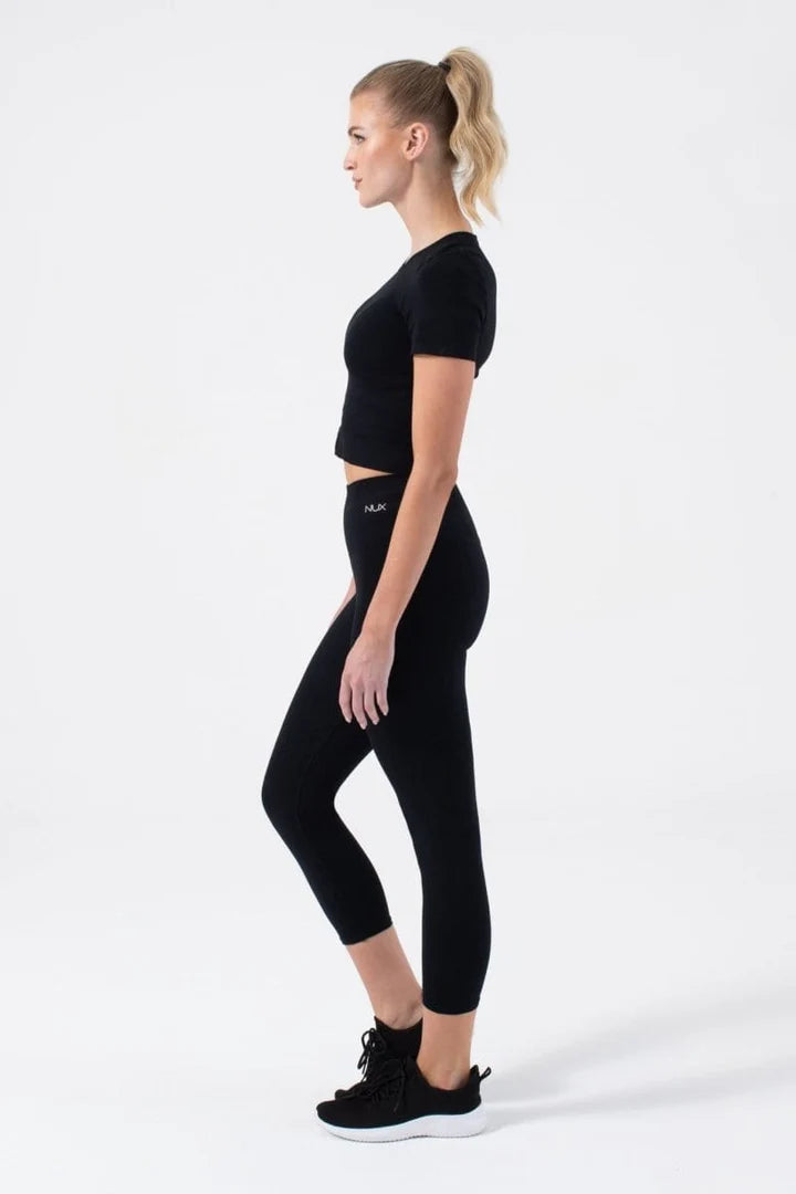 NUX Active Women's Favorite Crop Top - Black | Workout, Yoga & Casual Wear for Women