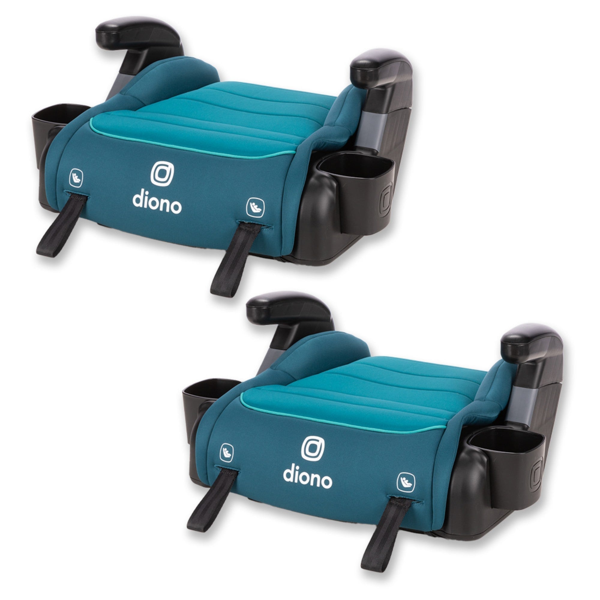 Diono Connect3 RXT Backless Booster Car Seat for Kids - 2 Pack | Lightweight & Comfortable | Ideal for Travel, School, and Everyday Use
