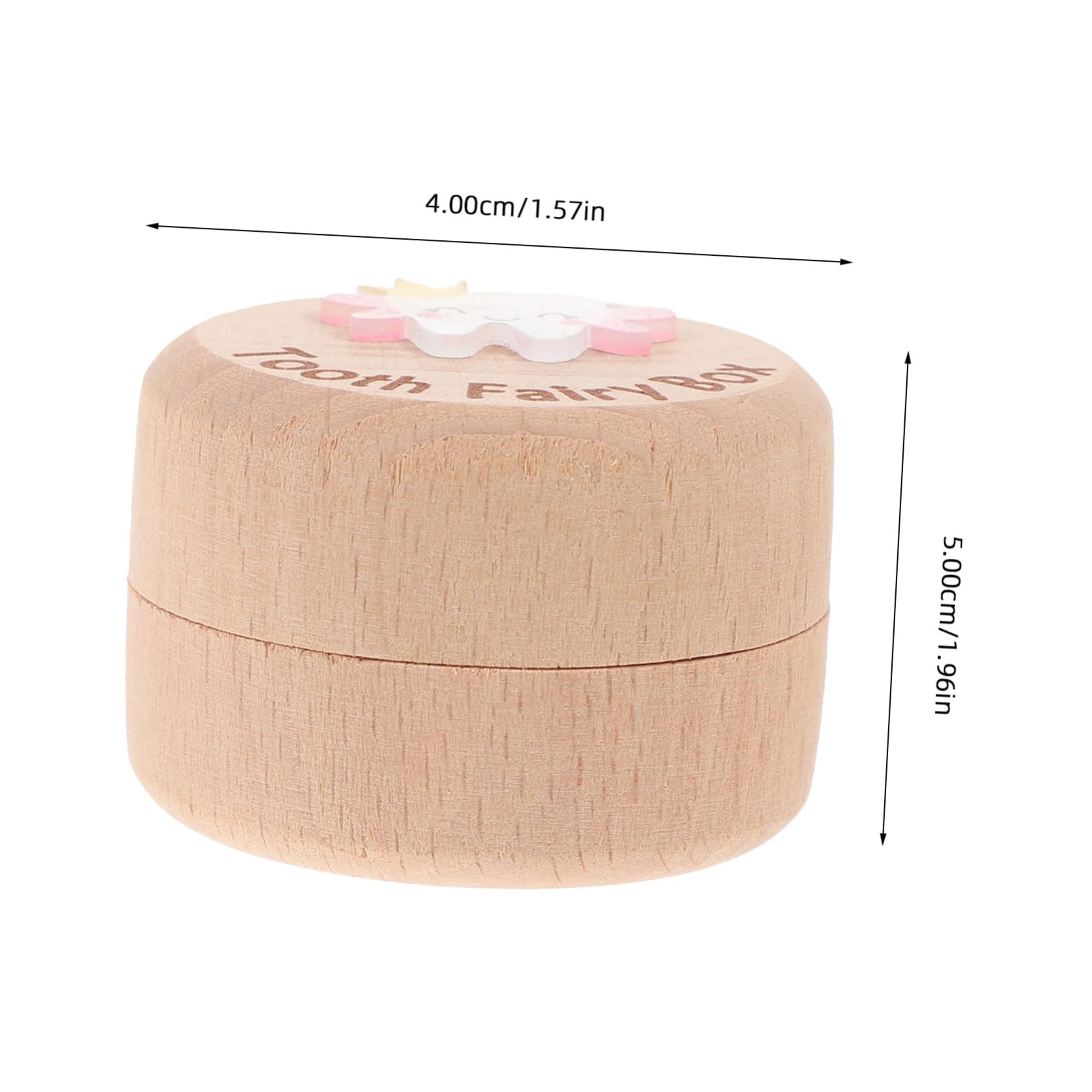 Ibasenice Wooden Tooth Box - Kids Tooth Holder & Changing Teeth Saver Case for Baby Teeth Keepsake - Perfect for First Lost Tooth Memory & Dental Milestones