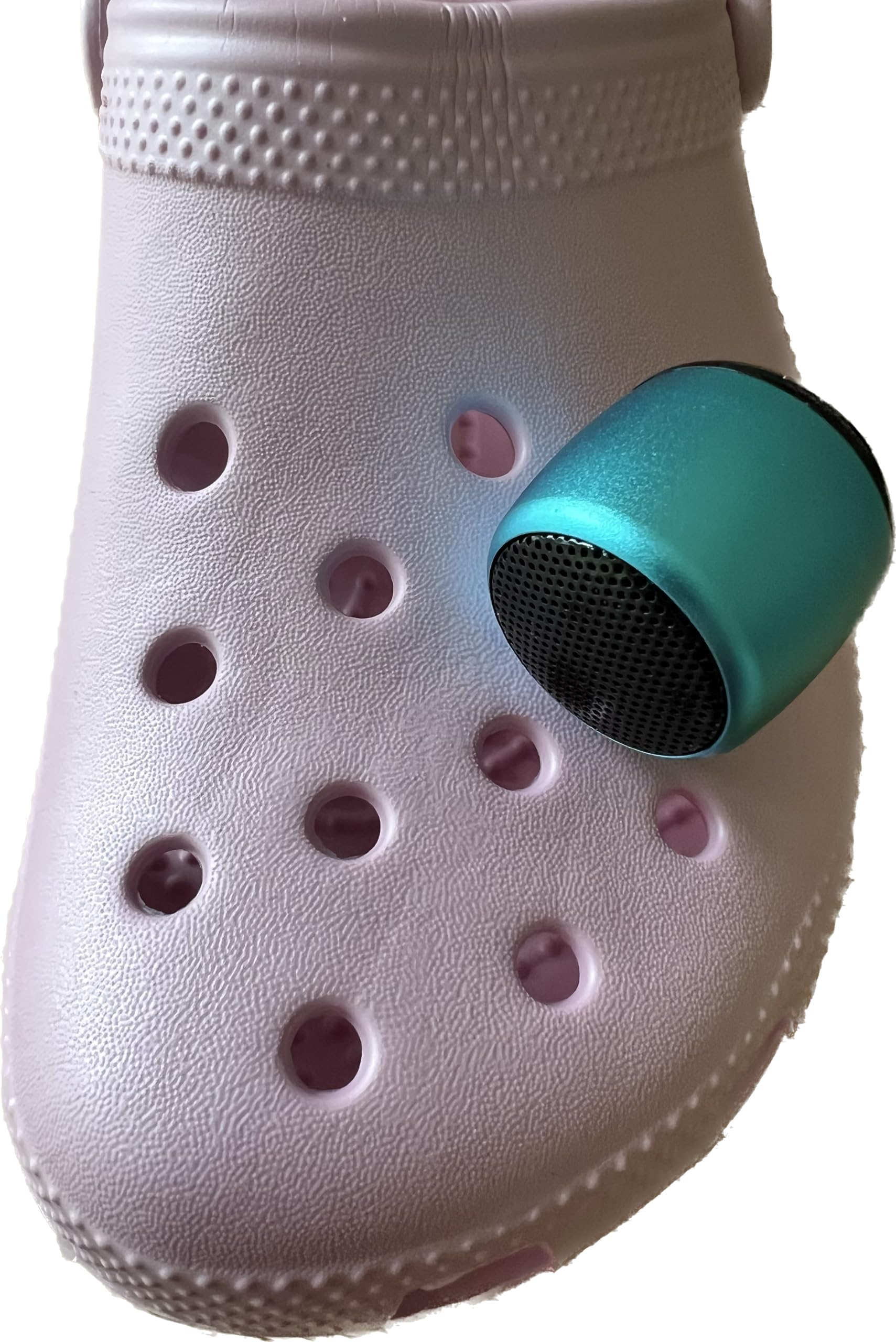 Wireless Bluetooth Shoe Speaker for Crocs - Waterproof Mini Speaker Charm, Hands-Free Music Player for Walking/Running (Blue) - Perfect for Outdoor Activities, Jogging & Fashion Accessories