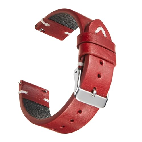 red & silver buckle
