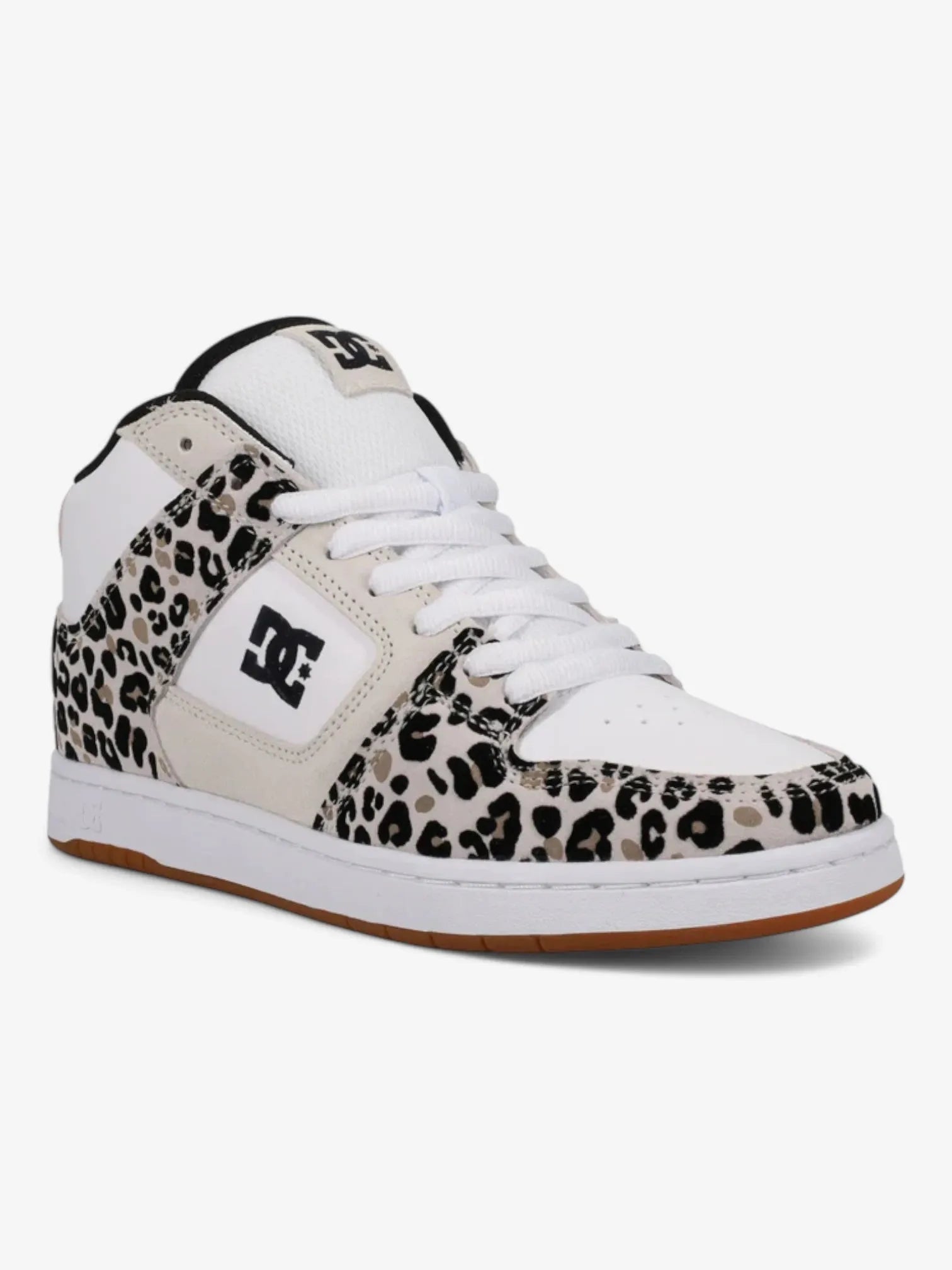 DC Women's Manteca 4 Mid LX Sneakers - Animal Print Design for Skateboarding & Street Fashion