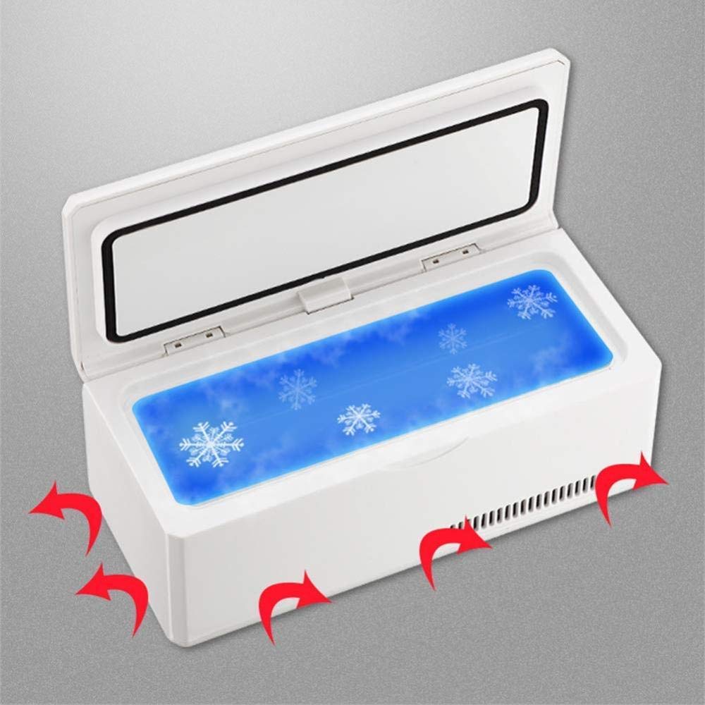 Portable Insulin Cooler Box - Mini Medical Refrigerator for Insulin Pens & Diabetic Supplies with UV Protection | Travel, Home & Emergency Diabetes Care Solution