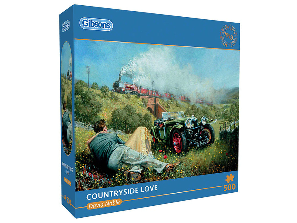 Gibsons 500 Piece Jigsaw Puzzle - Countryside Love Scenic Landscape for Adults & Families | Relaxing Puzzle Game for Home Decor & Gift Giving