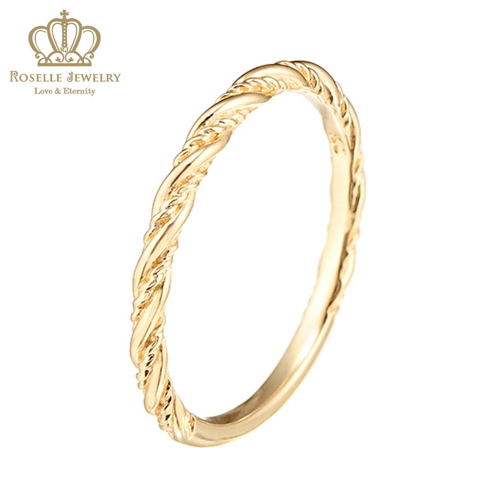 Charlisa™ Elegant Twist Ring for Women - Sterling Silver Fashion Jewelry Gift for Her - Perfect for Parties, Weddings & Everyday Wear