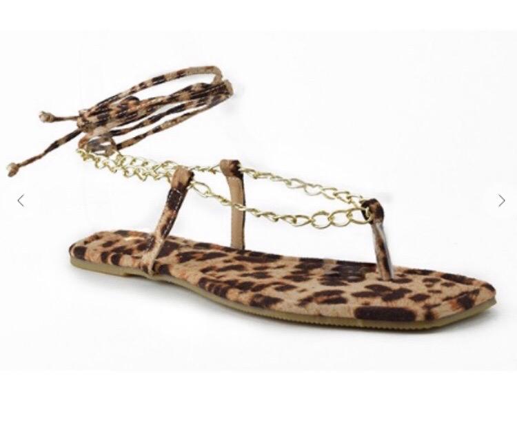 Payton Sandals Women's Leopard Print Flat Sandals - Comfortable Casual Slip-On Shoes for Summer, Beach, and Vacation Wear