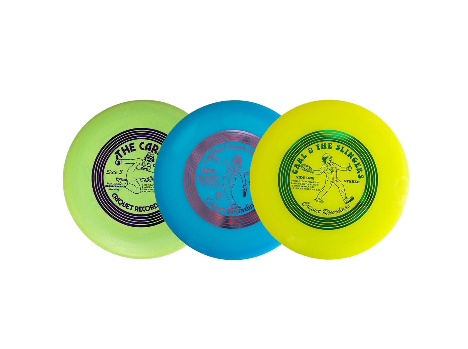Discmania x Criquet Carl's Greatest Hits Disc Golf 3 Pack - Premium Frisbee Discs for Professional & Recreational Play - Perfect for Tournaments, Practice & Outdoor Fun