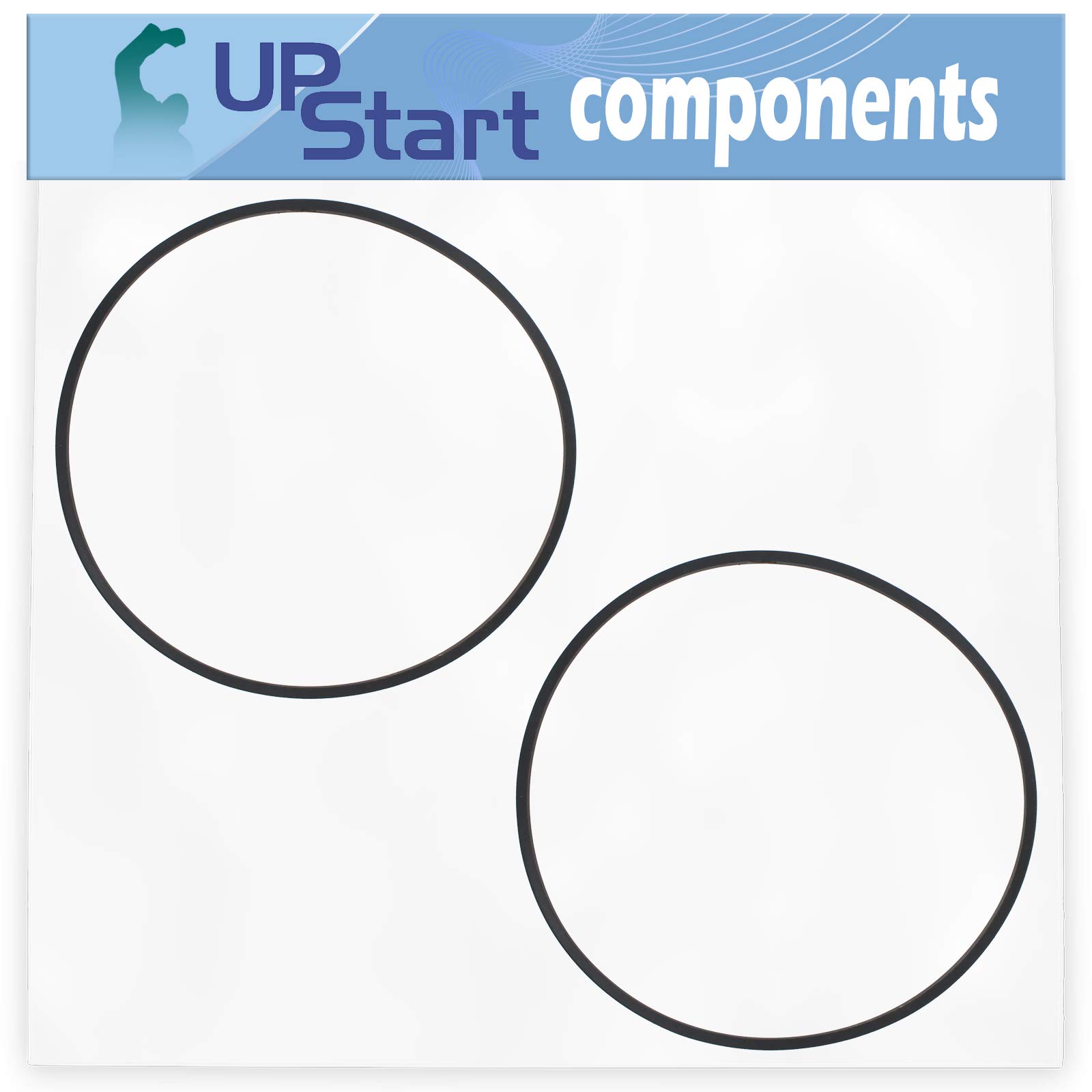 UpStart Components 2-Pack 532157769 Husqvarna 56 SF (954077101A) Lawn Mower Replacement Ground Drive Belt - Compatible with 146527 Drive Belt (1995-2010 Models) - Perfect for Lawn Maintenance & Mower Repair