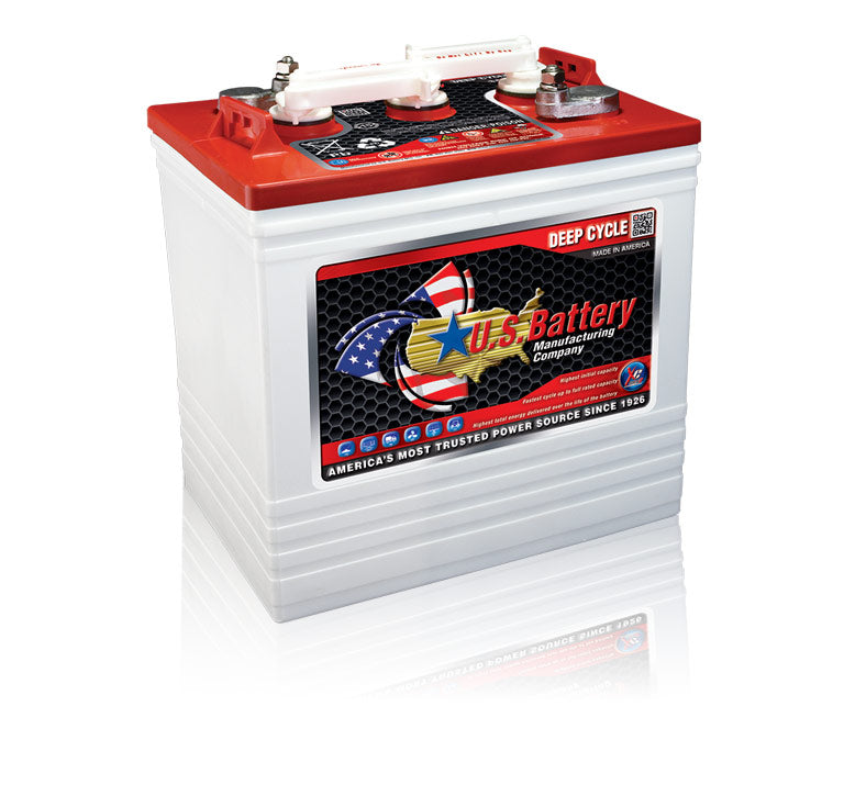 US2200XC2 Deep Cycle Battery 6V 232Ah - Marine, RV, Solar Power & Off-Grid Energy Storage - Durable Flooded Lead Acid Battery for Boats, Campers & Renewable Energy Systems