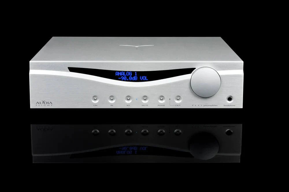 Audia Flight FLS 1 Fully Balanced Stereo Preamp & Headphone Amplifier - High-End Audio Equipment for Home Theater & Music Listening