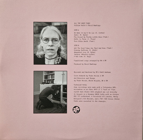 Gillian Welch & David Rawlings - All The Good Times (Are Past & Gone) Vinyl LP Album - Limited Reissue Near Mint Condition - Perfect for Vintage Music Collectors & Audiophiles