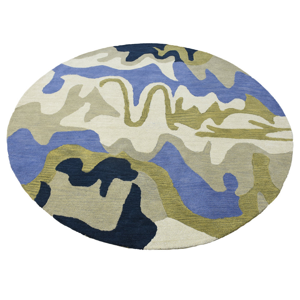 Fusion Hand Tufted Rug - Soft Modern Area Rug for Living Room, Bedroom & Office - Non-Slip Comfortable Home Decor