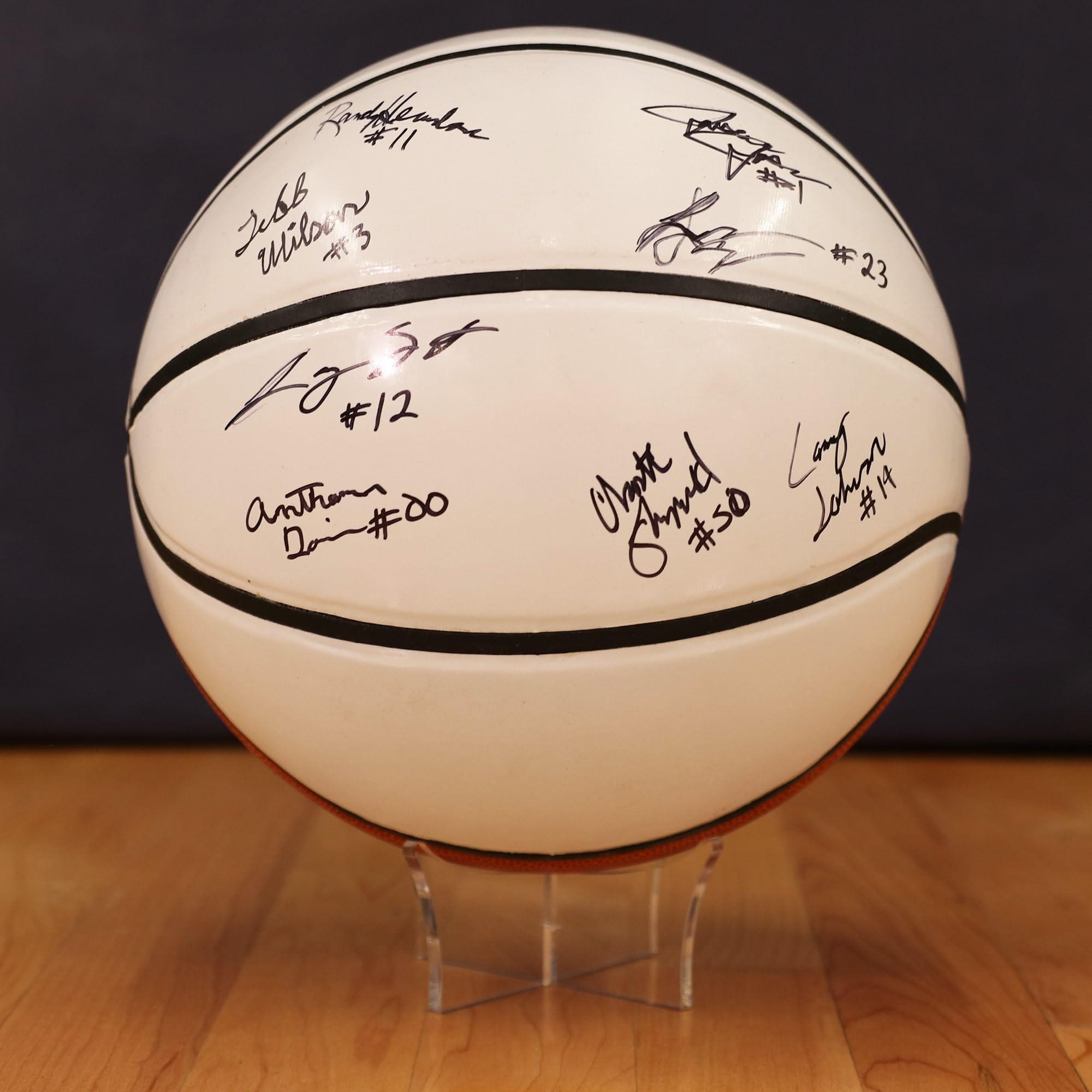 Murray Autograph Basketball with Stand - Signature Display for Collectors, 29.5