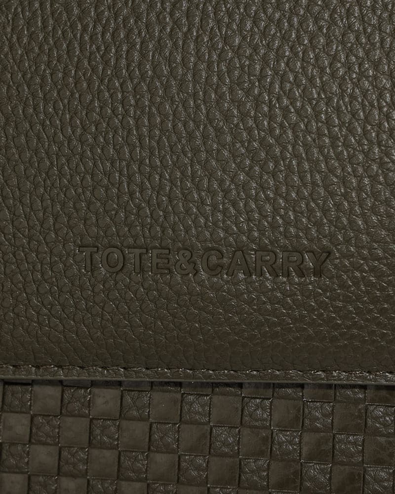 Bodega Crossbody Messenger Bag for Men & Women - Olive Green Waterproof Shoulder Bag - Perfect for Travel, Work & Daily Use