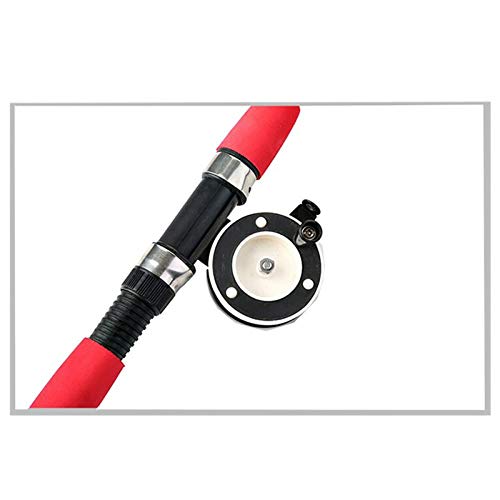 KAPOHU 60cm/80cm/100cm Portable Winter Ice Fishing Rod Combo - Solid Hard Casting Rod with Reel for Sea Fishing & Ice Fishing | Perfect for Outdoor Winter Fishing Adventures