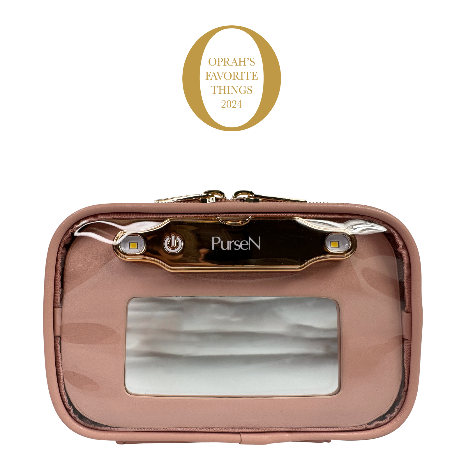 LITTMINI Lighted Makeup Mirror Case with Petal Rose Design - Perfect for Travel, Vanity & Home Decor