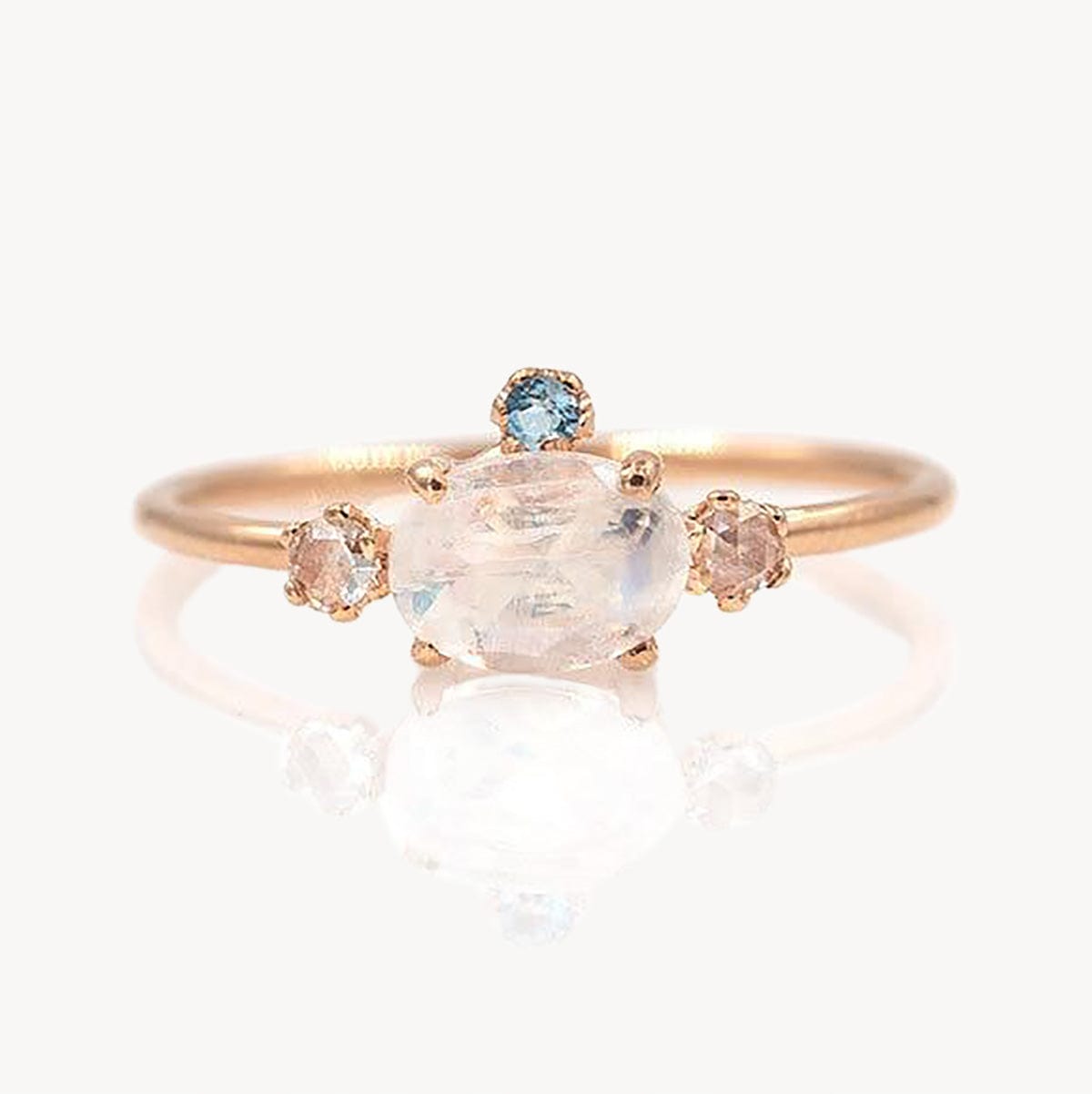 Fairy Moonstone Ring for Women - Elegant Sterling Silver Gemstone Jewelry for Boho & Nature Lovers | Perfect for Weddings, Gifts & Everyday Wear