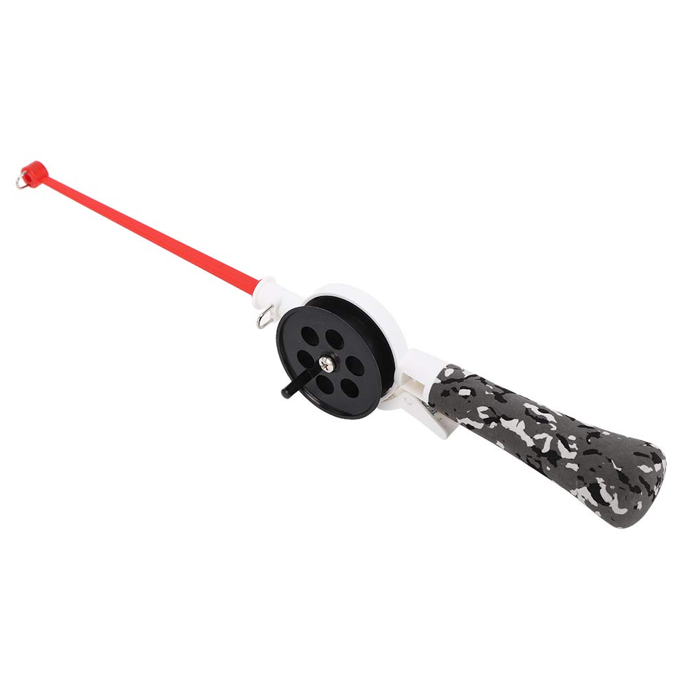 Low Resistance Kids Ice Fishing Rod - 34cm Durable Ice Fishing Pole with Reel for Beginners | Perfect for Winter Fishing Adventures & Outdoor Family Activities