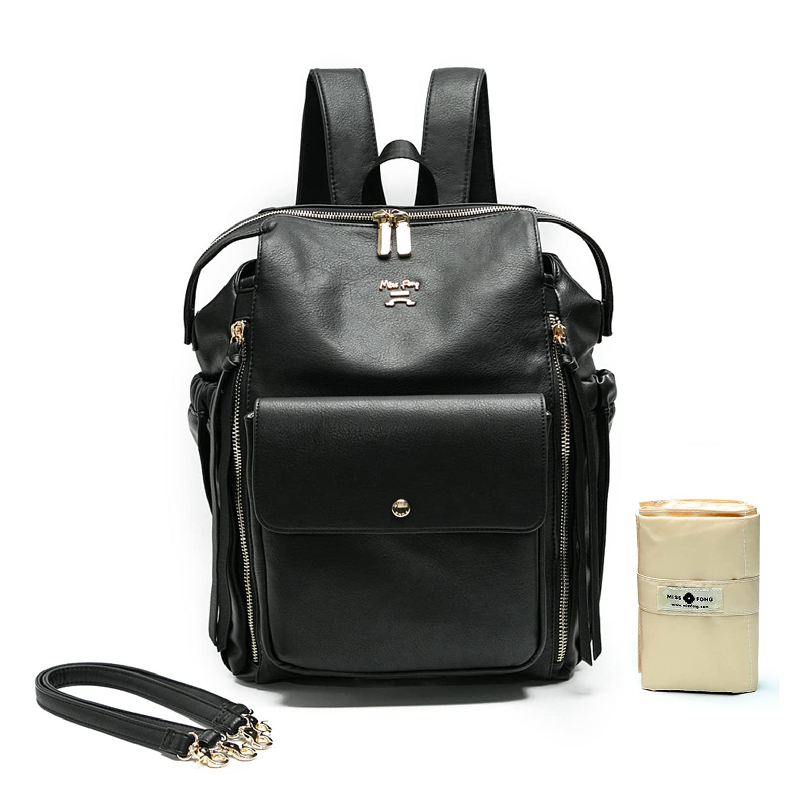 Miss Fong Diaper Bag Backpack - Large & Mini Baby Diaper Bags with Built-in Organizer | Perfect for Travel, Daycare & On-the-Go Parents
