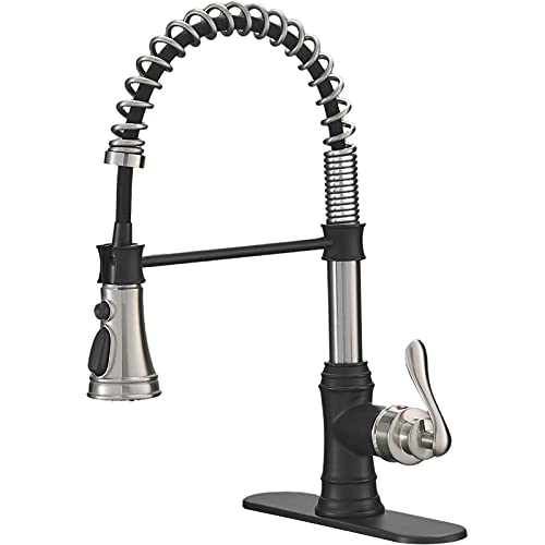 Brushed Nickel and Black