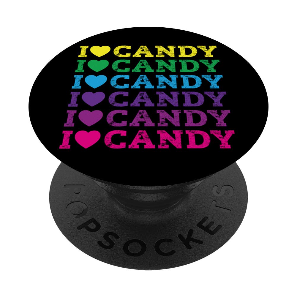 I Heart Candy - Love Candy Halloween Rainbow Colors on Black | Bulk Candy for Parties, Holidays & Gift Bags | Sweet Treats for Birthdays, Valentines & Halloween Celebrations