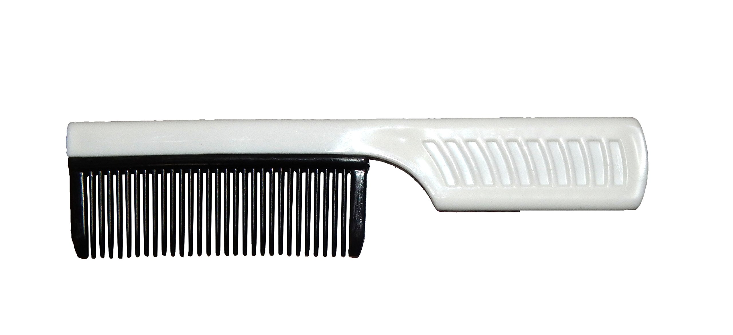 NPRC Stylish Unisex Plastic Handle Hair Comb - Black | Detangling & Styling Comb for Men & Women | Perfect for Home, Travel & Salon Use