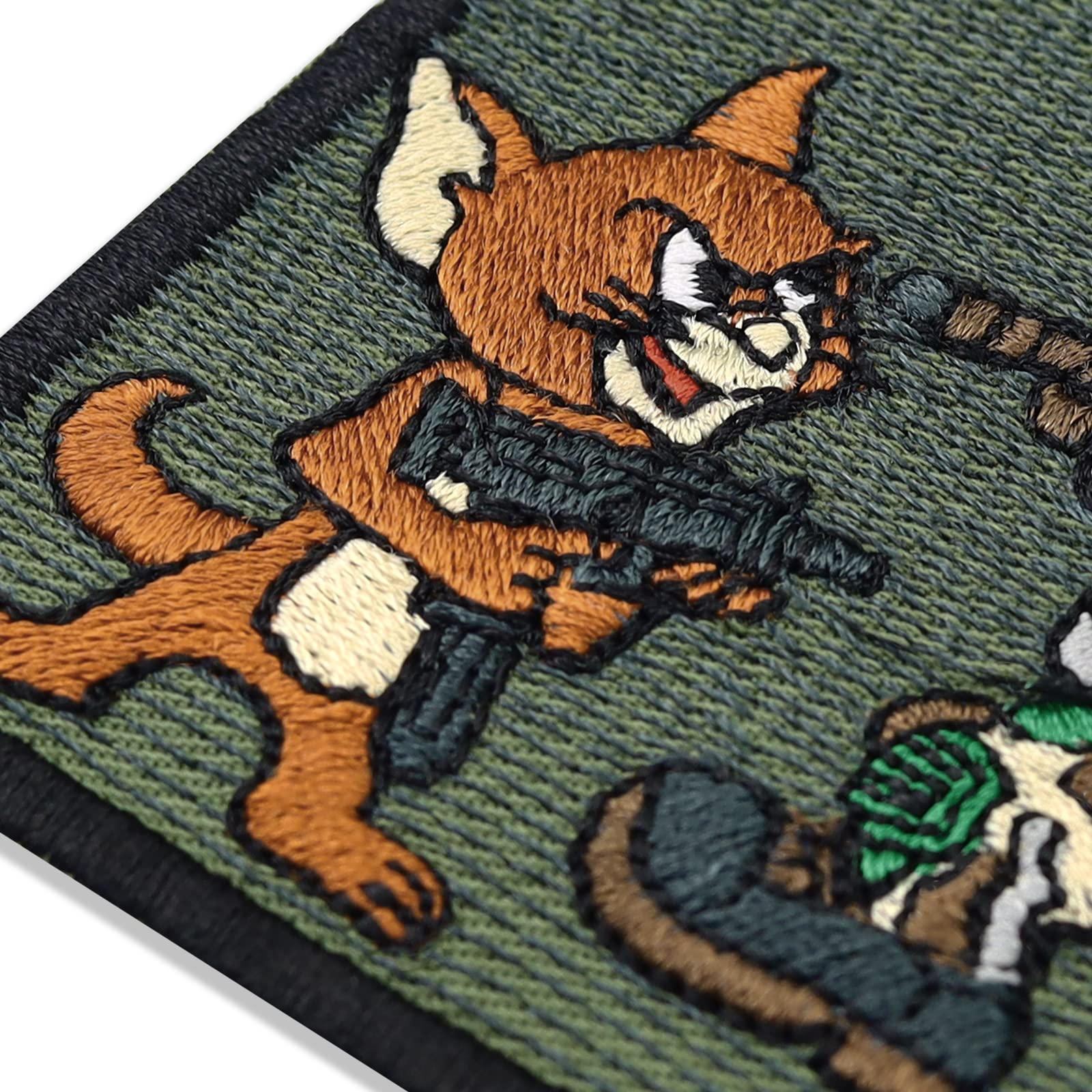 Military Morale Iron On Patch - Embroidered Fabric Applique for Clothing & Leather | Machine Gun (MG) Sticker & Sew-On Emblem | 3.35x3.35 Inch | Perfect for Tactical Gear, Police Uniforms, Biker Jackets & DIY Crafts