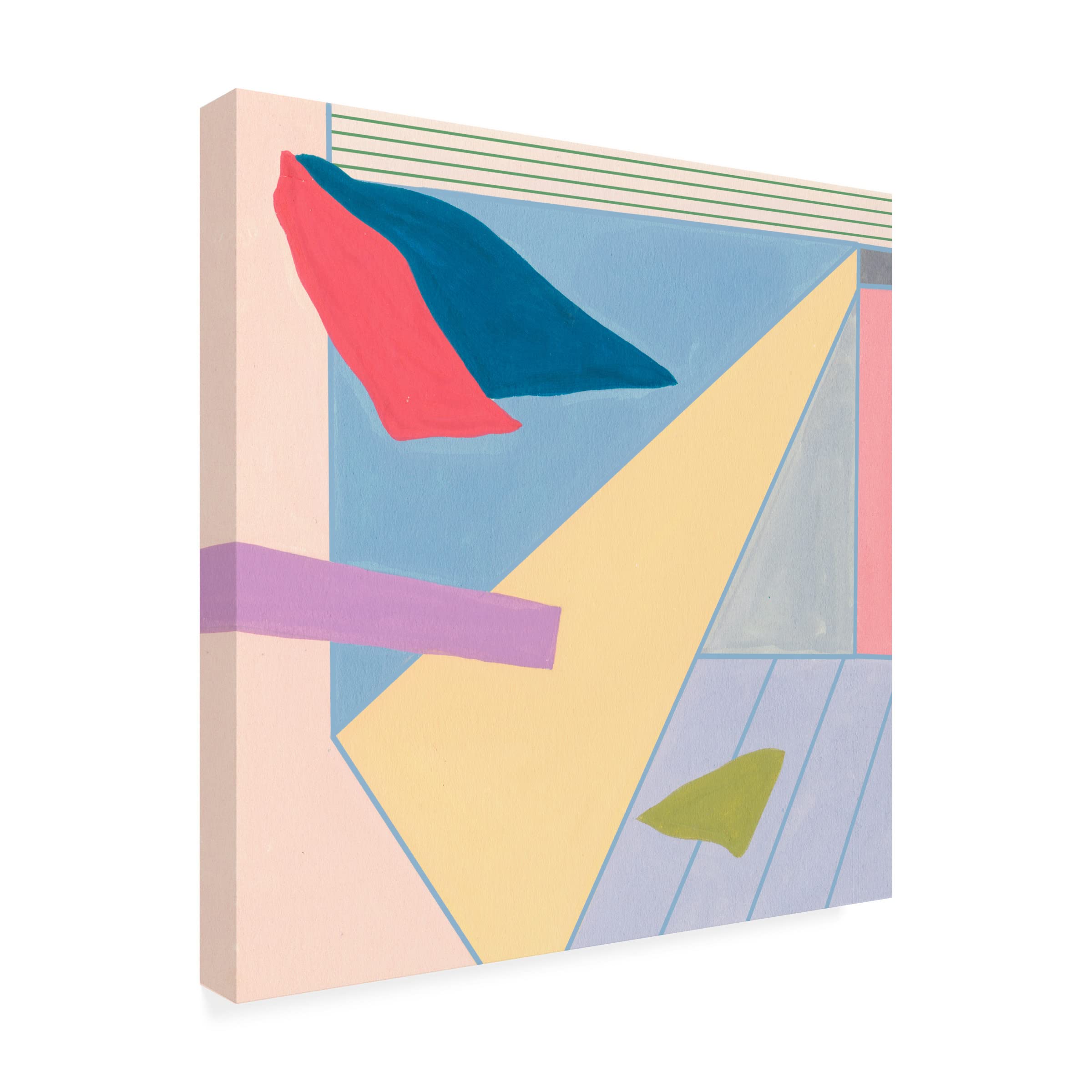 Radiant Light III Canvas Wall Art by Melissa Wang - Modern Abstract Painting for Living Room, Bedroom & Office Decor