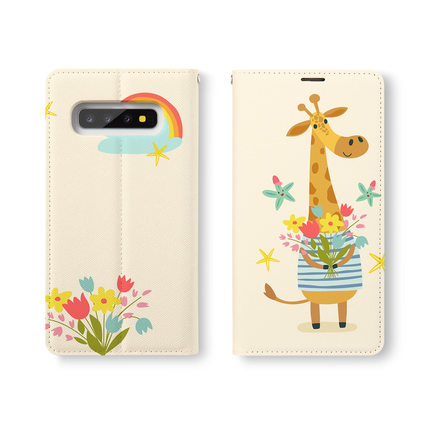 Samsung Wallet - Cute Forest Friends Design for Women & Men | Slim RFID Blocking Card Holder for Credit Cards & IDs | Perfect for Travel, Work & Everyday Use