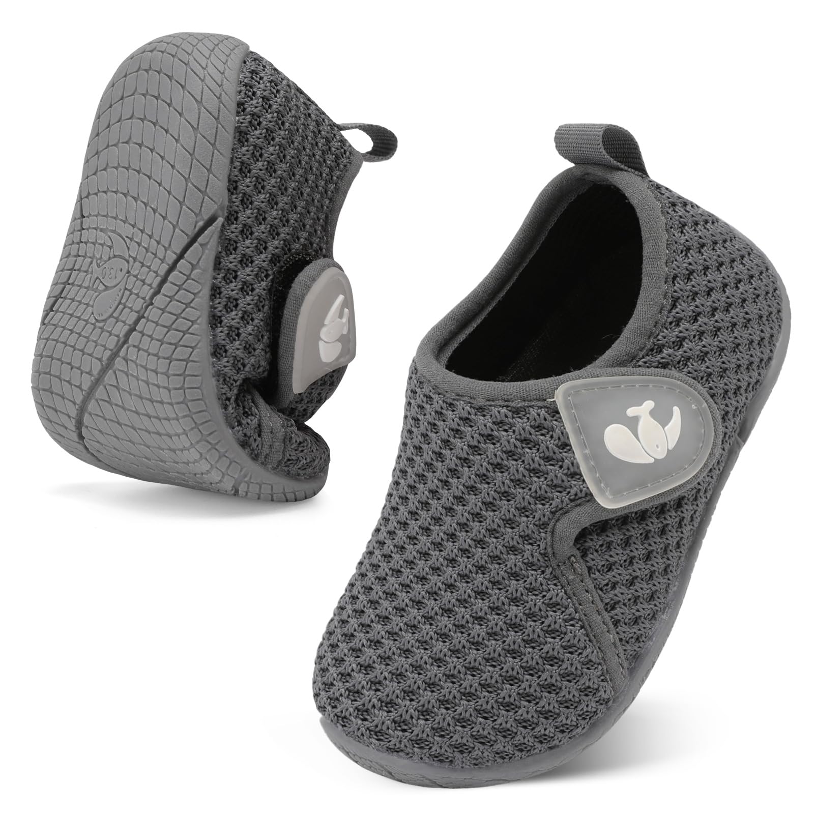 FEETCITY Toddler Slip-On Walking Shoes - Lightweight Barefoot Sneakers for Boys & Girls - Kids Sports & Casual School Shoes - Perfect for Playground, School & Everyday Wear