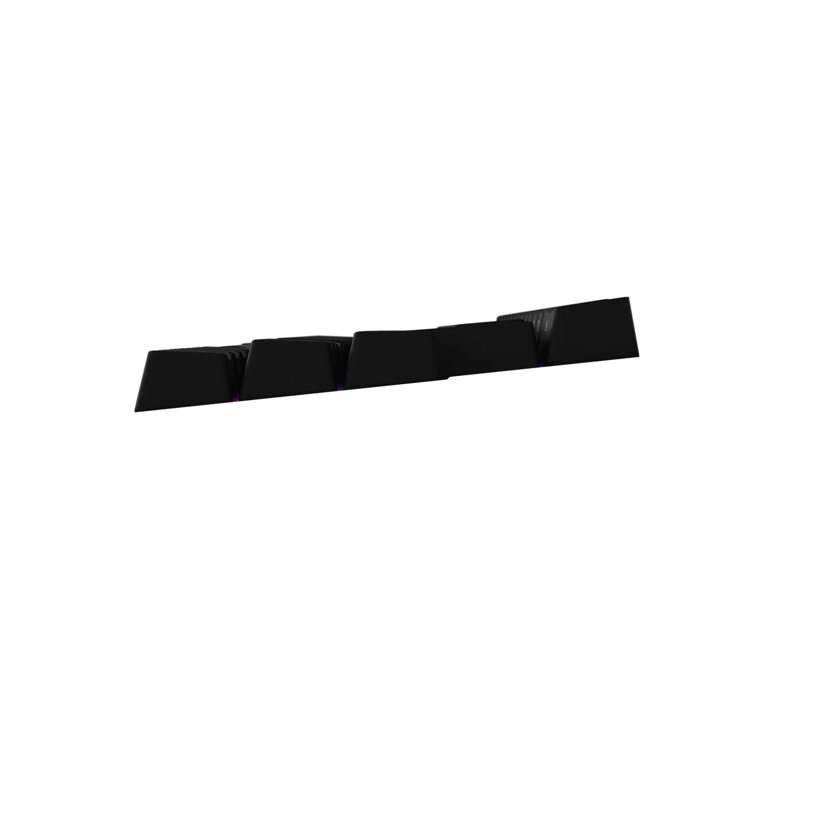 Backlit Black FR Keycaps for Mechanical Keyboards - Perfect for Gaming, Typing & Custom Builds