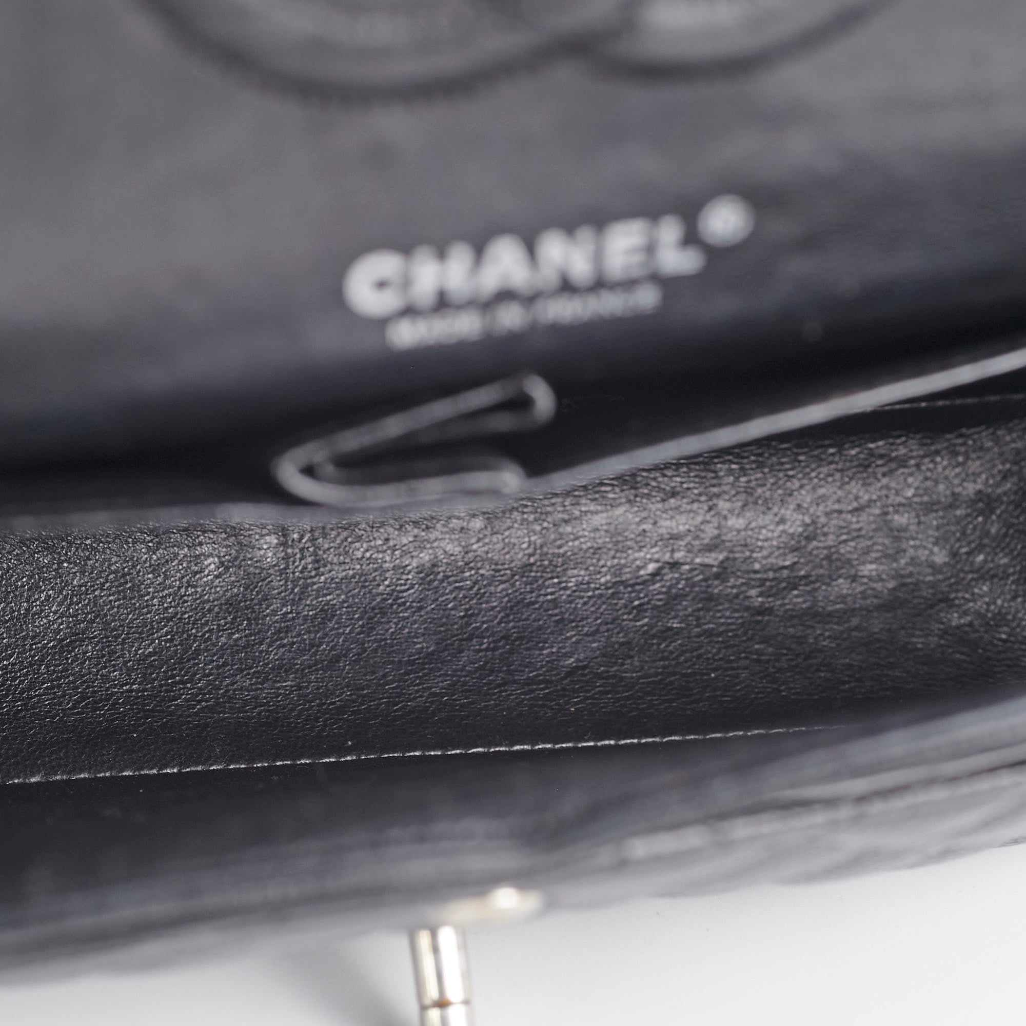 Chanel Caviar Leather Medium/Large Double Classic Flap Bag in Black | Luxury Designer Handbag for Women | Perfect for Work, Evening Events & Everyday Use