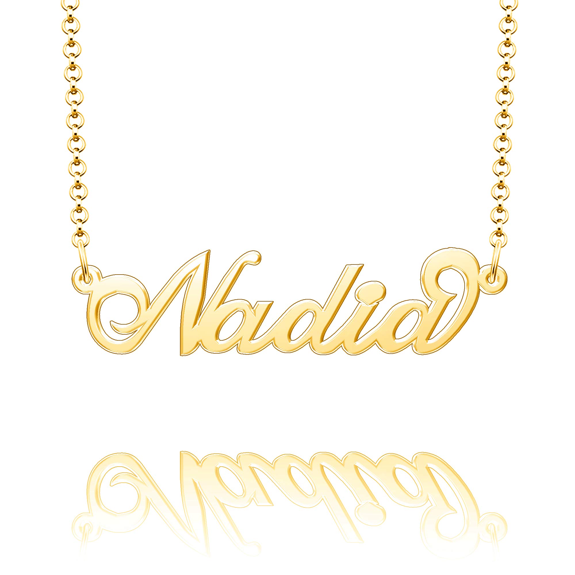 Personalized Script Name Necklace - 946 Sterling Silver Pendant Chain for Women (Perfect Gift for Birthday, Anniversary & Valentine's Day)