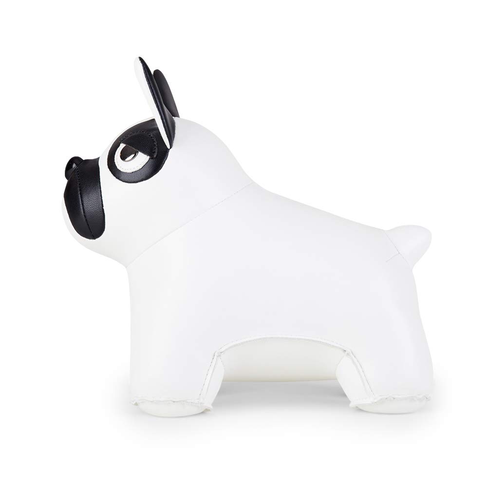 Zuny Classic Series Black French Bulldog Bookends - Stylish Office & Shelf Decor for Home, Study, and Library Organization