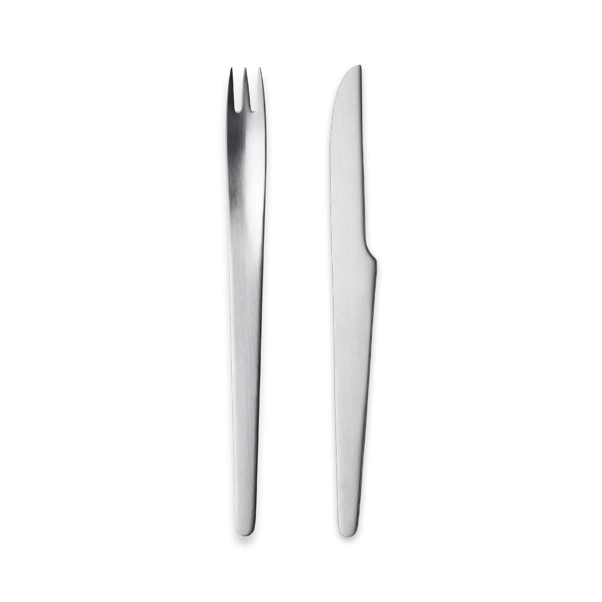 Georg Jensen Arne Jacobsen 8-Piece Stainless Steel Flatware Set - Elegant Fork and Knife Starter Gift Box for Wedding, Anniversary & Housewarming Gifts