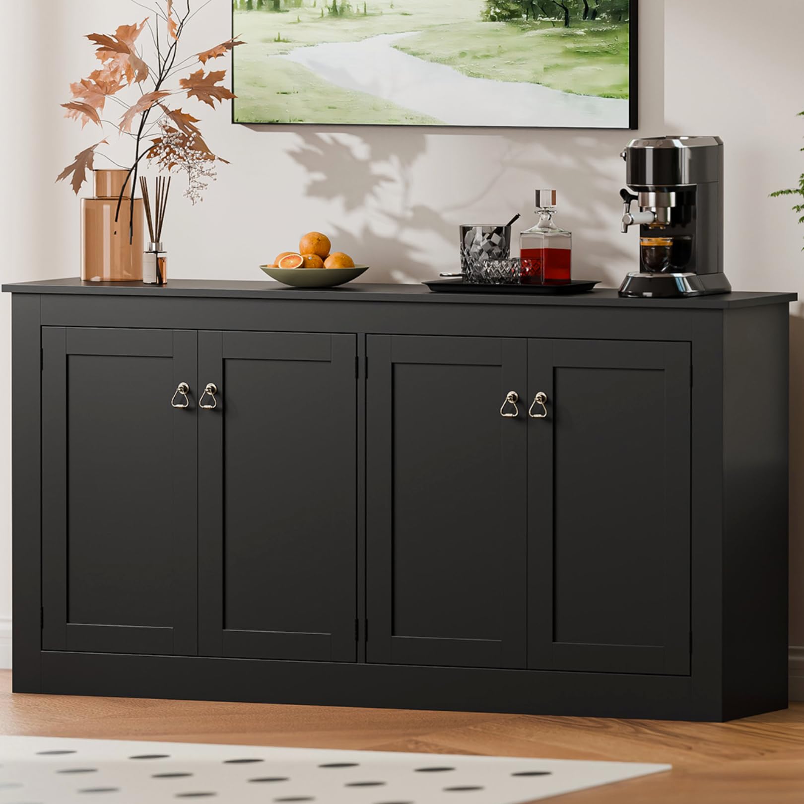 Cozy Castle Buffet Cabinet with Storage - 57.5