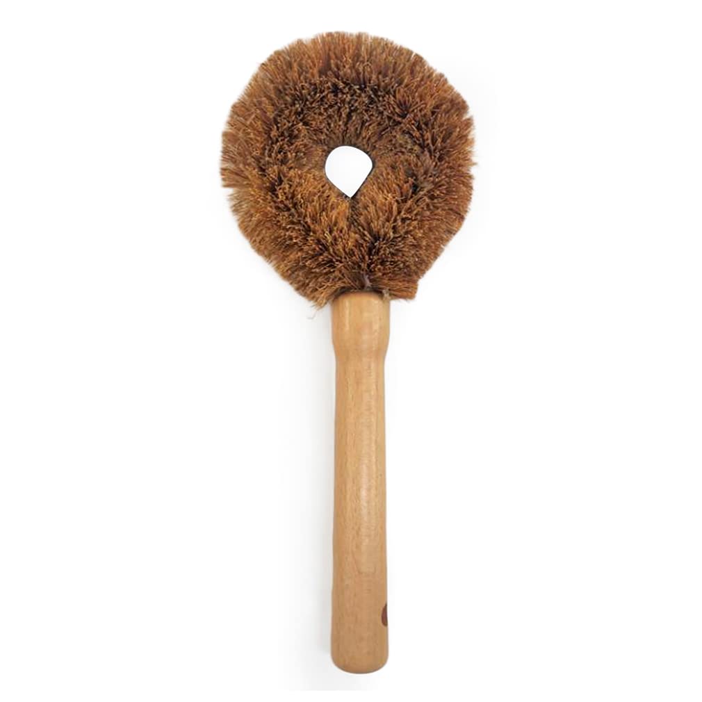 Eco Coconut Fiber Dish Brush - Kitchen Cleaning Tool for Dishes & Pans