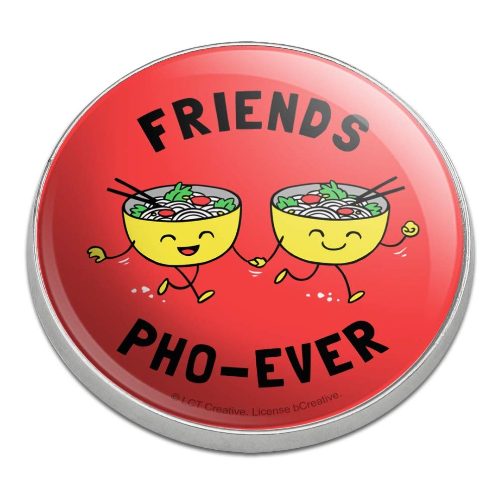 Friends Pho-Ever Forever Noodle Soup Funny Golf Ball Marker - Premium Metal Golf Accessory for Golfers & TV Show Fans - Perfect for Golf Tournaments, Gifts, and The Office Collection