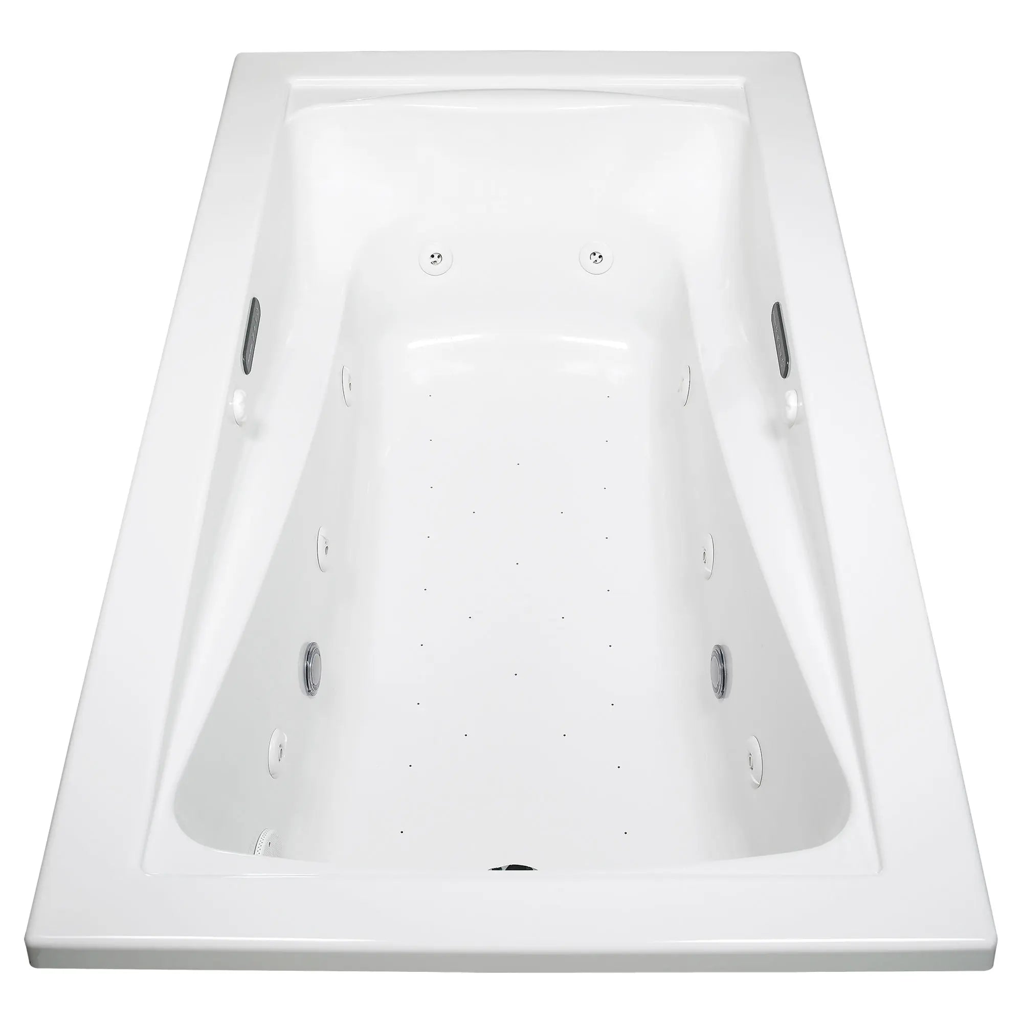 72 x 42 Inch Green Tea® Drop-In Bathtub with EcoSilent® EverClean® Spa System - Luxury Soaking Tub for Relaxation & Hydrotherapy in Home Bathroom