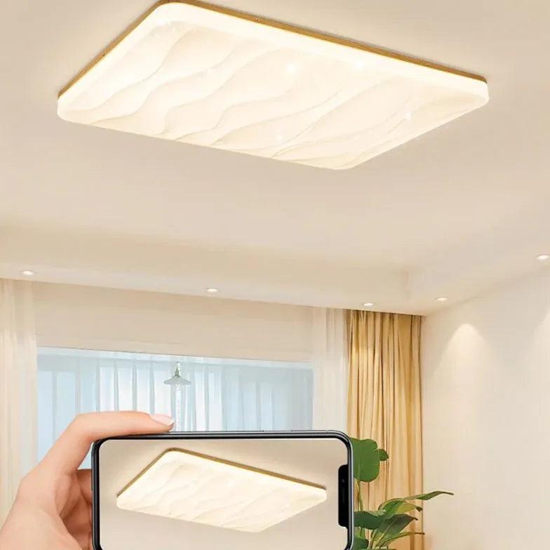 Soft Light Square LED Flush Ceiling Lights - Modern Energy-Efficient Lighting for Living Room, Bedroom & Kitchen - Dimmable Ultra-Thin Design for Home & Office